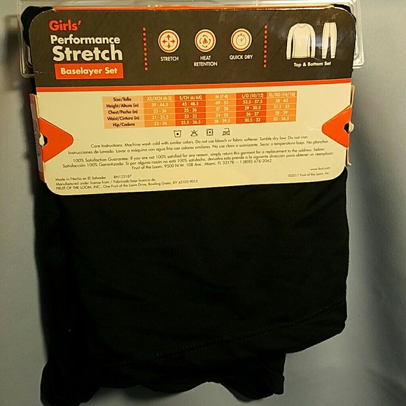 Girls Performance Stretch set - Picture 2 of 4